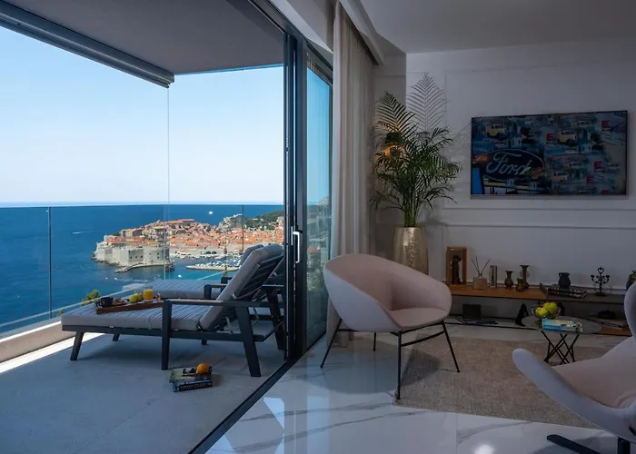 公寓 New & Luxury 5* With Breathtaking View- Kiki Lu 杜布罗夫尼克